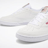 MEN'S REEBOK CLUB CLASSIC 85 SHOES WHITE / SKULL GREY / RED / BLK