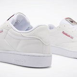 MEN'S REEBOK CLUB CLASSIC 85 SHOES WHITE / SKULL GREY / RED / BLK