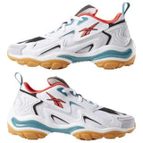 MEN'S REEBOK DMX SERIES 1600 WHITE / BLACK / NEON RED / MIST