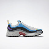 MEN'S REEBOK DAYTONA DMX SHOES SKULL GREY / BLK / GREY