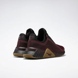 MEN'S REEBOK FLASHFILM TRAINER SHOES LUX MAROON / BLACK / WILD BROWN