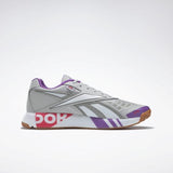 MEN'S REEBOK FUTSAL FUSION R58 SHOES SKULL GREY / TRUE GREY 4 / WHITE