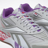 MEN'S REEBOK FUTSAL FUSION R58 SHOES SKULL GREY / TRUE GREY 4 / WHITE