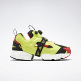 MEN'S REEBOK INSTAPUMP FURY BOOST SHOES BLACK / HYPERGREEN / RBK RED