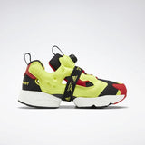 MEN'S REEBOK INSTAPUMP FURY BOOST SHOES BLACK / HYPERGREEN / RBK RED