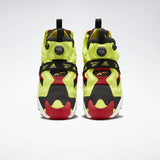MEN'S REEBOK INSTAPUMP FURY BOOST SHOES BLACK / HYPERGREEN / RBK RED