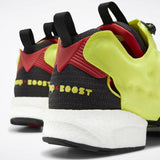 MEN'S REEBOK INSTAPUMP FURY BOOST SHOES BLACK / HYPERGREEN / RBK RED