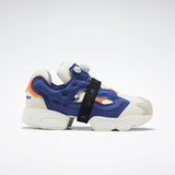 MEN'S REEBOK INSTAPUMP FURY BOOST SHOES CLASSIC WHITE / CLUB BLUE / SOLAR ORANGE