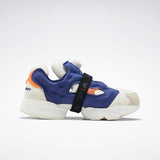 MEN'S REEBOK INSTAPUMP FURY BOOST SHOES CLASSIC WHITE / CLUB BLUE / SOLAR ORANGE
