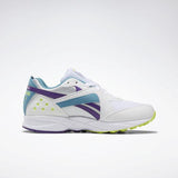 MEN'S REEBOK PYRO SHOES WHITE / LIME / PURPLE / TURQUOISE