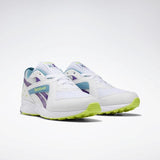 MEN'S REEBOK PYRO SHOES WHITE / LIME / PURPLE / TURQUOISE