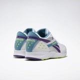 MEN'S REEBOK PYRO SHOES WHITE / LIME / PURPLE / TURQUOISE