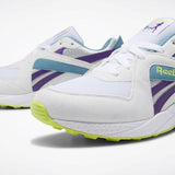 MEN'S REEBOK PYRO SHOES WHITE / LIME / PURPLE / TURQUOISE