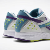 MEN'S REEBOK PYRO SHOES WHITE / LIME / PURPLE / TURQUOISE