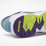 MEN'S REEBOK PYRO SHOES WHITE / LIME / PURPLE / TURQUOISE