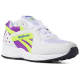 MEN'S REEBOK PYRO WHITE / VICIOUS VIOLET / NEON YELLOW / CRUSHED COBALT