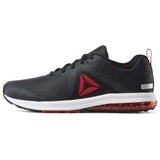 MEN'S REEBOK JET DASHRIDE 6.0 BLACK / ASH GREY / PRIMAL RED
