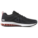 MEN'S REEBOK JET DASHRIDE 6.0 BLACK / ASH GREY / PRIMAL RED