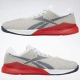 MEN'S REEBOK NANO 9 WHITE / PRIMAL RED / COLLEGIATE NAVY