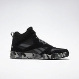 MEN'S REEBOK ROYAL BB4500 HI SHOES BLACK / TRUE GREY