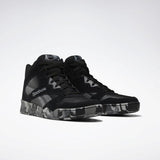 MEN'S REEBOK ROYAL BB4500 HI SHOES BLACK / TRUE GREY