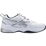 MEN'S REEBOK ROYAL TRAINER 4E WHITE / REEBOK NAVY / PURE SILVER