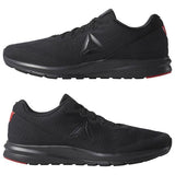 MEN'S REEBOK RUNNER 3 4E BLACK / TRUE GREY / WHITE / NEON RED