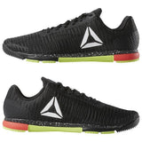 MEN'S REEBOK SPEED TR FLEXWEAVE® BLACK / WHITE / NEON LIME / RED