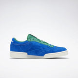 MEN'S REEBOK X PLEASURES CLUB C VITAL BLUE / GREEN / CHLK / WHT