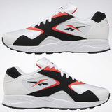 MEN'S REEBOK TORCH HEX SHOES WHITE / BLACK / NEON RED
