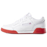 MEN'S REEBOK WORKOUT PLUS WHITE-ICE / CARBON / RED
