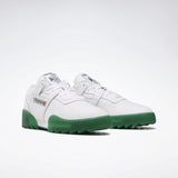 MEN'S REEBOK WORKOUT RIPPLE OG SHOES WHITE / DARK GREEN